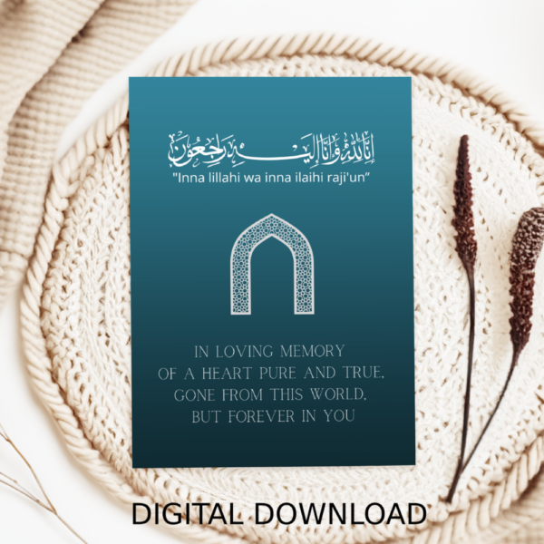 Printable Sympathy Greeting Card Digital Download Condolence Card