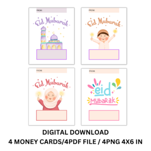 Eid Money Card Holder 4 Printable Eid Greeting Card For Kids
